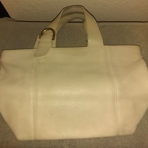 Coach Handbag Cream colored leather